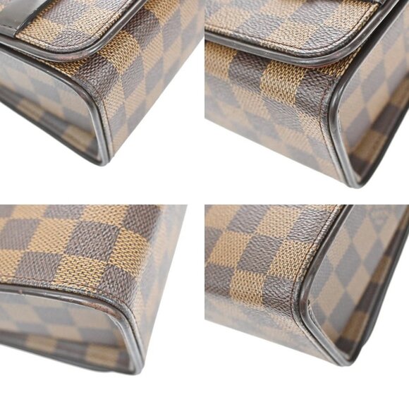 LOUIS VUITTON Tribeca Long Shoulder Bag Damier Ebene Leather - Picture 16 of 16